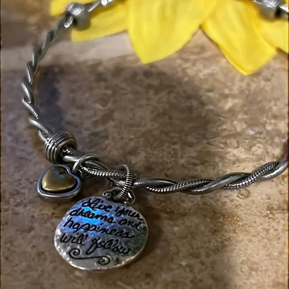 BRIGHTON ART & SOUL BANGLE BRACELET - Picture 8 of 9